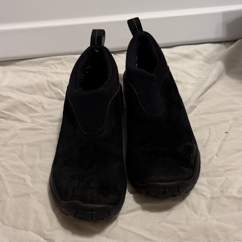 Kids black Merrell shoes